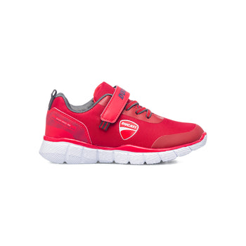 Sneakers rosse con logo laterale Ducati Bertoldo, Brand, SKU s341000140, Immagine 0